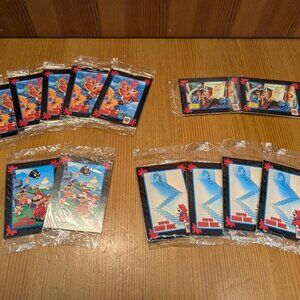 Lot of 13 Sets Nintendo Trading Cards 1991 Treats Safe Kids Mario & Link SEALED